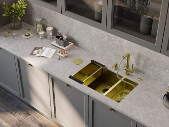 картинка Мойка Omoikiri TAKI 69-2-U/IF-LG-L SIDE 