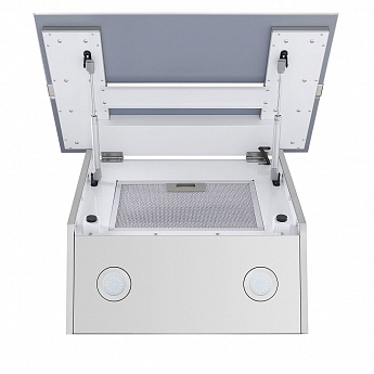 картинка Кухонная вытяжка Maunfeld MERSEY 60 INOX GLASS WHITE 