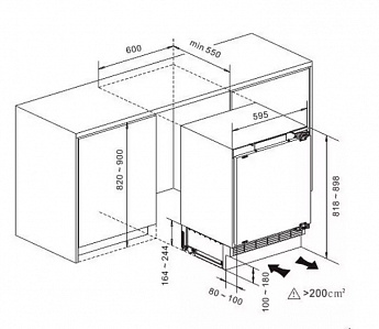 картинка Встраиваемый холодильник Kuppersberg RCBU 815 