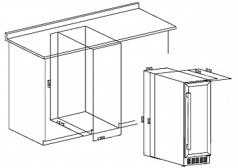 картинка Комбинированный винный шкаф Weissgauff WWC-17 DB DualZone 