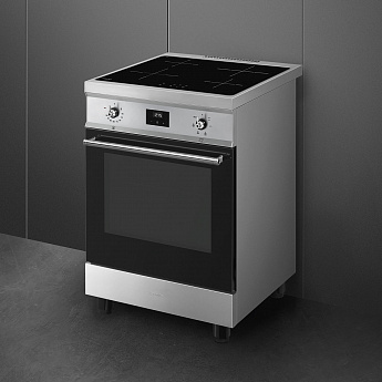 картинка Электрическая кухонная плита Smeg C6IMXT2 