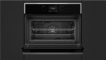 картинка Электрический духовой шкаф с функцией СВЧ Teka HLC 847 C BLACK-SS 