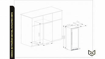картинка Комбинированный винный шкаф Meyvel MV141PRO-KBT2 