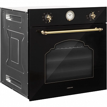 картинка Электрический духовой шкаф Hiberg VM 6382 BR черный 