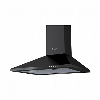картинка Кухонная вытяжка Lex BASIC 600 BLACK 