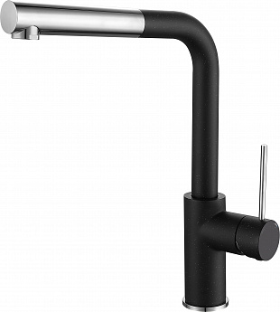 картинка Смеситель Rivelato Albano 1573503 nero/cromo 