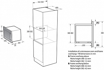 картинка Микроволновая печь с грилем Gorenje BM251SG2BG 
