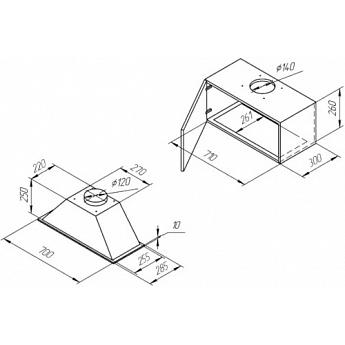 картинка Кухонная вытяжка Kuppersberg INLINEA 70 WX 