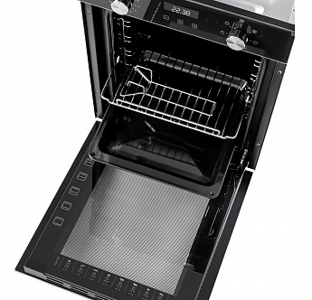 картинка Узкий духовой шкаф Maunfeld EOEM516B 