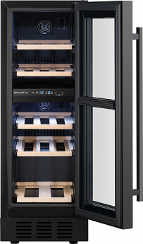 картинка Встраиваемый винный шкаф Weissgauff WWCI-16 DB DualZone 