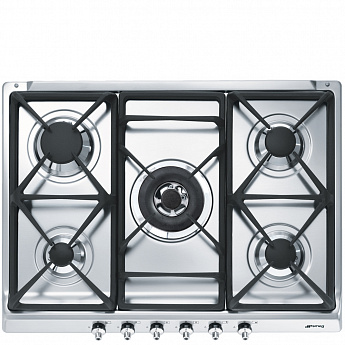 картинка Газовая варочная панель Smeg SE70SGH-5 