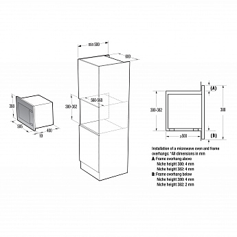 картинка Микроволновая печь встраиваемая Gorenje BM251M2BG 