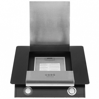 картинка Кухонная вытяжка Krona TALLI 600 INOX/BLACK GLASS 3P 