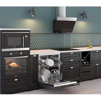 картинка Кухонная вытяжка Krona KRISTEN 900 BLACK/INOX S 