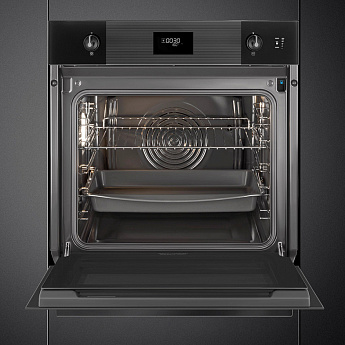 картинка Электрический духовой шкаф с функцией пара Smeg SO6101S2B3 