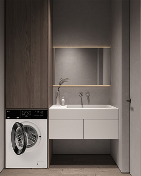 картинка Стиральная машина с паром Weissgauff WM 45106 Steam 