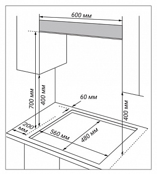картинка Варочная панель Hiberg VM 7155 B 