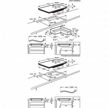 картинка Индукционная варочная панель Aeg TI84IB10IZ черный матовый 