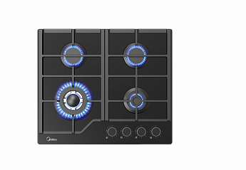 картинка Газовая варочная панель Midea MG 697 TGB 