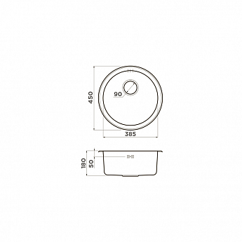 картинка Мойка Omoikiri TOYA 45-U/I-AB 