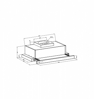 картинка Кухонная вытяжка Millen MBKHSG 601 WH 