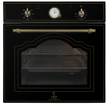картинка Электрический духовой шкаф Lex EDM 6070С BL черный 