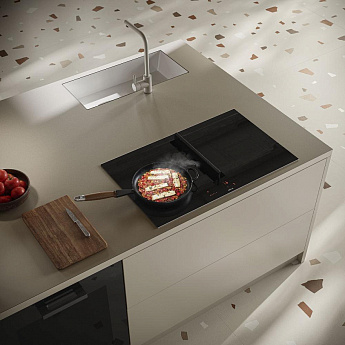 картинка Варочная панель с вытяжкой Elica NIKOLATESLA VELVET BL/A/83  картинка Варочная панель с вытяжкой Elica NIKOLATESLA VELVET BL/A/83