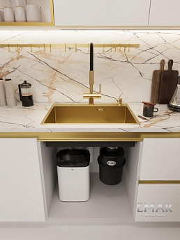 картинка Кухонная мойка Emar EMB-660(TOP) PVD Golden 