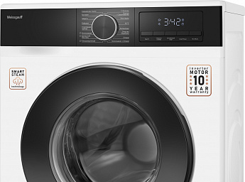 картинка Стиральная машина с паром Weissgauff WM 45712 Inverter Steam 