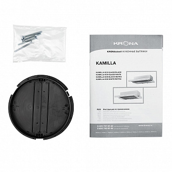 картинка Кухонная вытяжка Krona KAMILLA RETRO 600 BLACK 