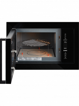 картинка Встраиваемая микроволновая печь HIBERG i-VM 8505 B 