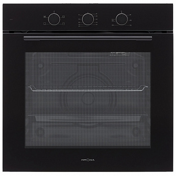 картинка Электрический духовой шкаф Krona ELEMENT 60 BL/BL черный 
