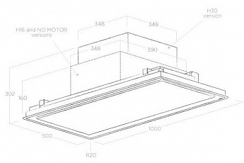 картинка Кухонная вытяжка Elica ILLUSION H30 WH/A/100 