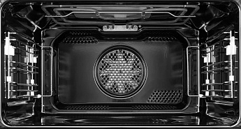картинка Электрический духовой шкаф с функцией СВЧ Kuppersberg KMW 612 Black 