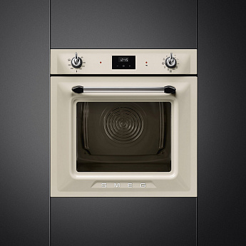 картинка Электрический духовой шкаф Smeg SOP6900TP кремовый 