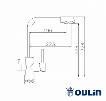 картинка Смеситель Oulin OL-8073 